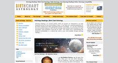Desktop Screenshot of birthchartastrology.com